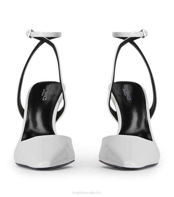 Stöckelschuhe| de Tony Bianco Frauen Eden-Heels Weiß hochglänzend 462444